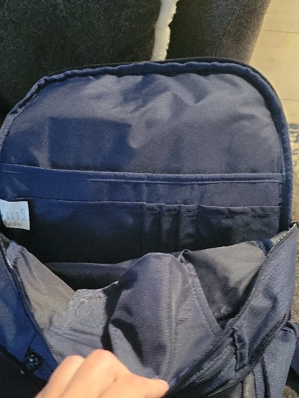Nike Navy and Black Basketball Hall of Fame Backpack